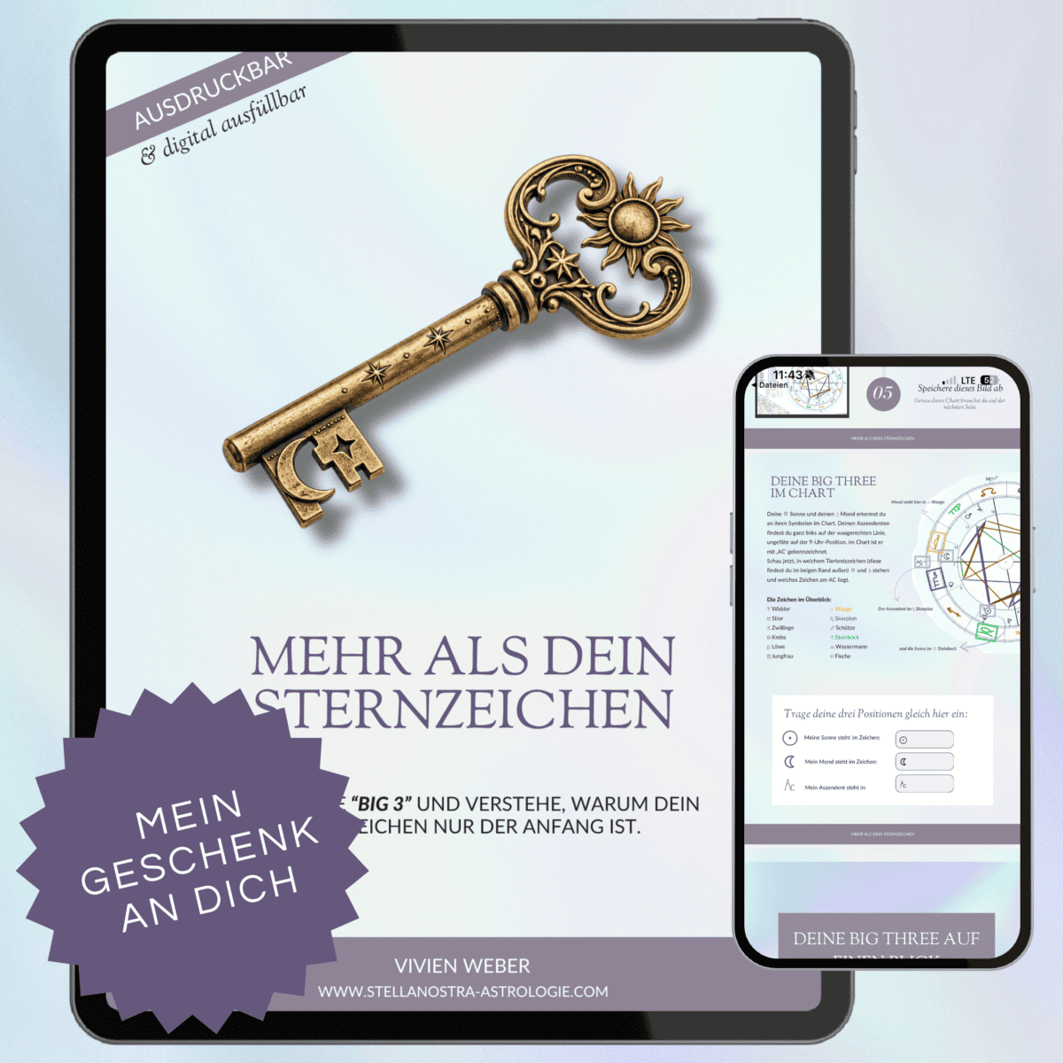 Astrologie lernen 1 Mehr als deiin Sternzeichen Big3bie
